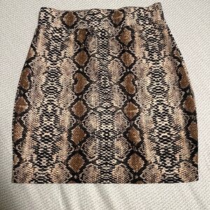 Cheetah Print Skirt